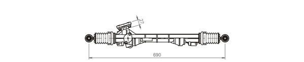 GENERAL RICAMBI Рулевой механизм RE4017